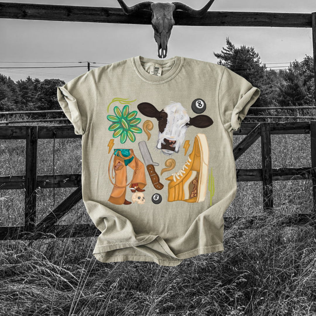 Western Collage tee