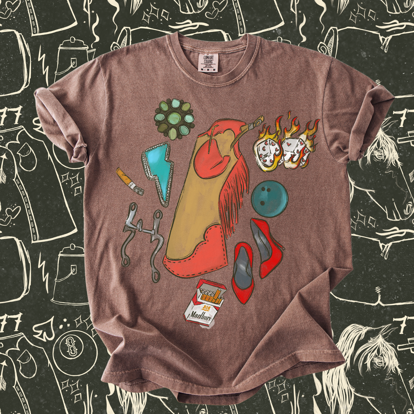 Smoke Break rodeo tee