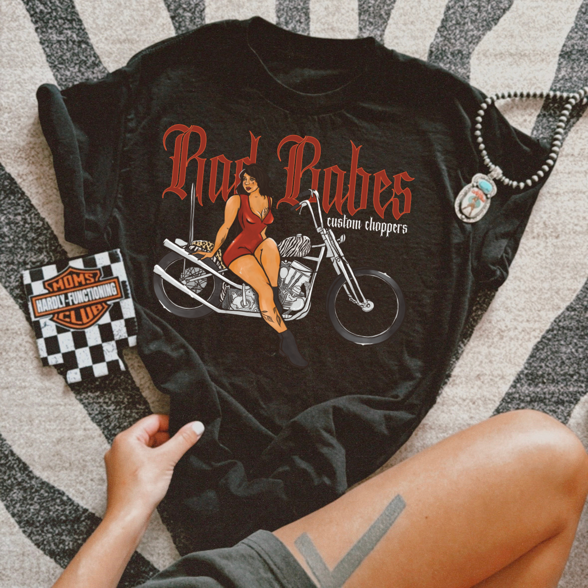 Rad Babes Custom Choppers Tee