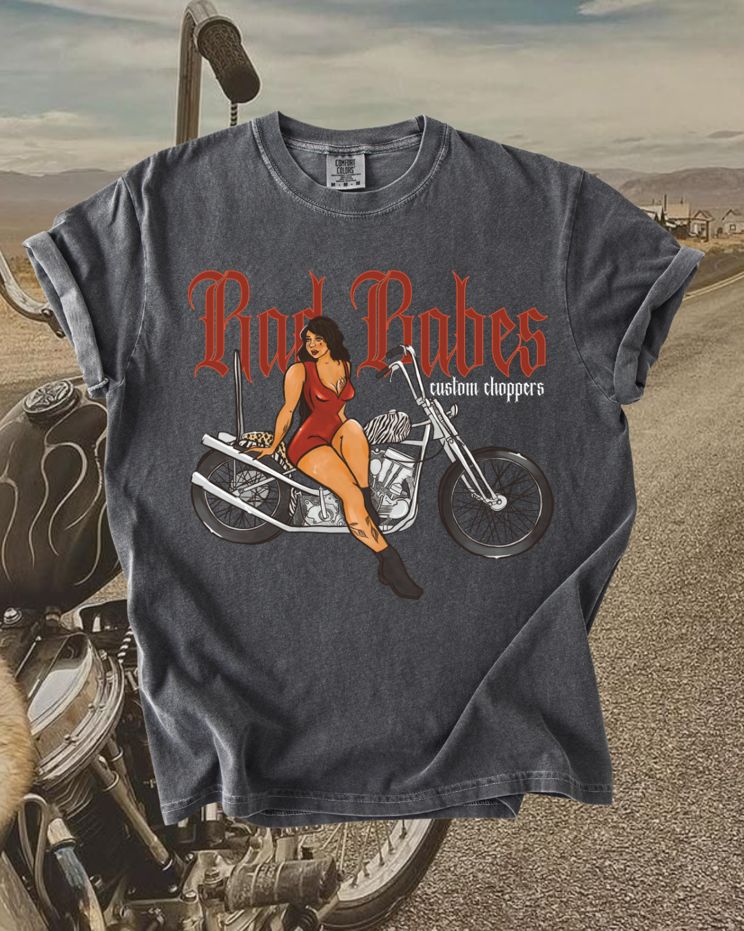 Rad Babes Custom Choppers Tee
