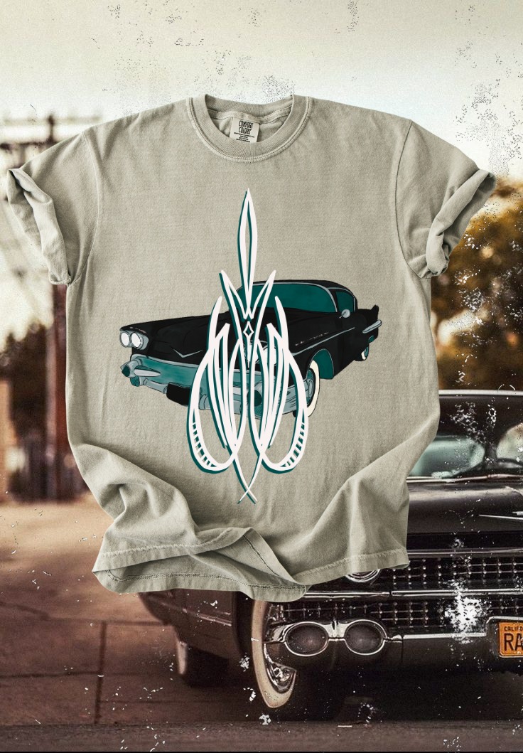 Vinatge Caddy Pinstripe tee