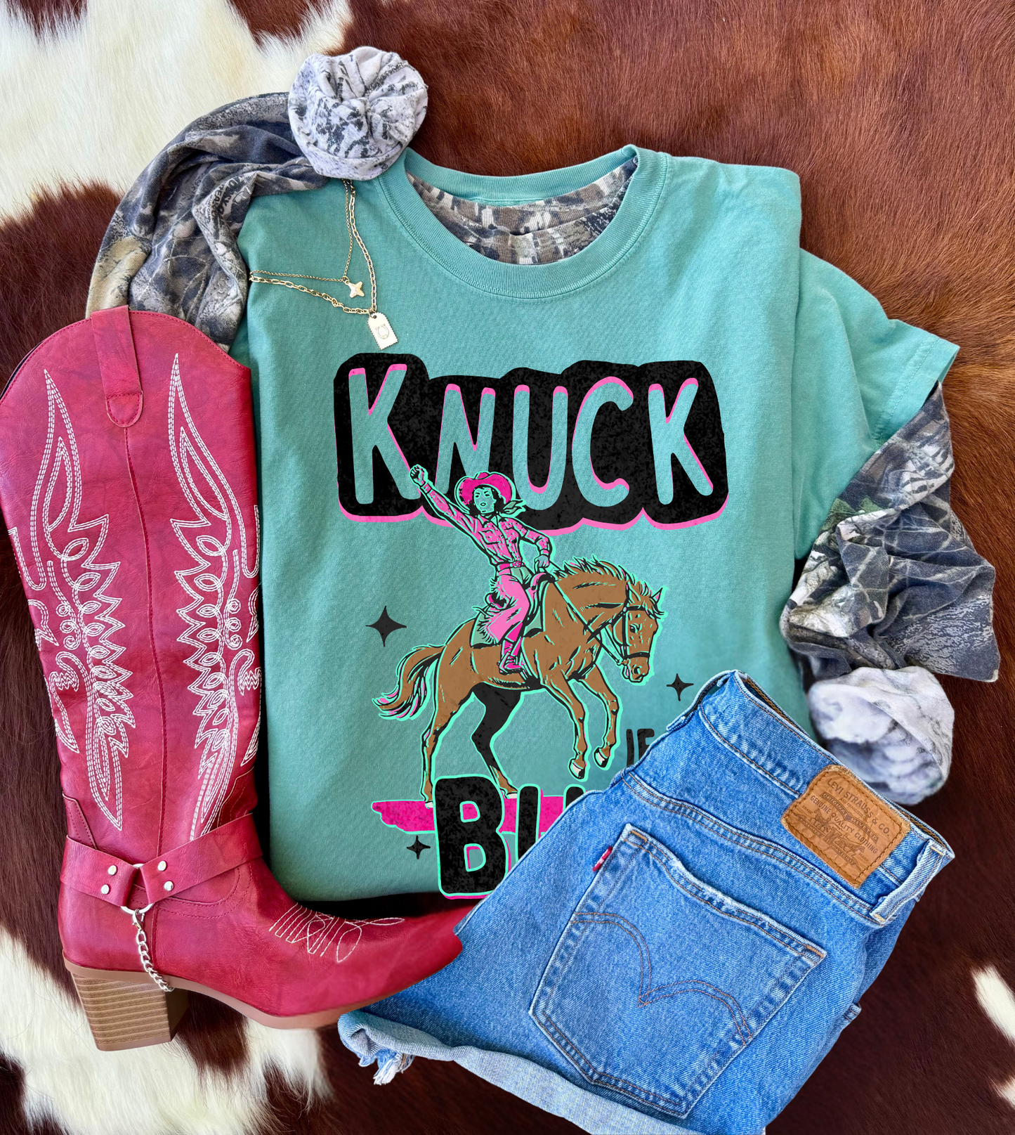 Knuck if you Buck tee