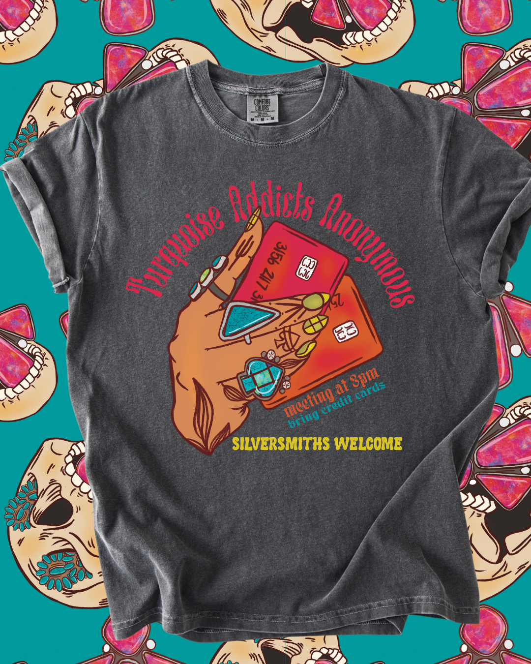 Turquoise addicts anonymous  tee