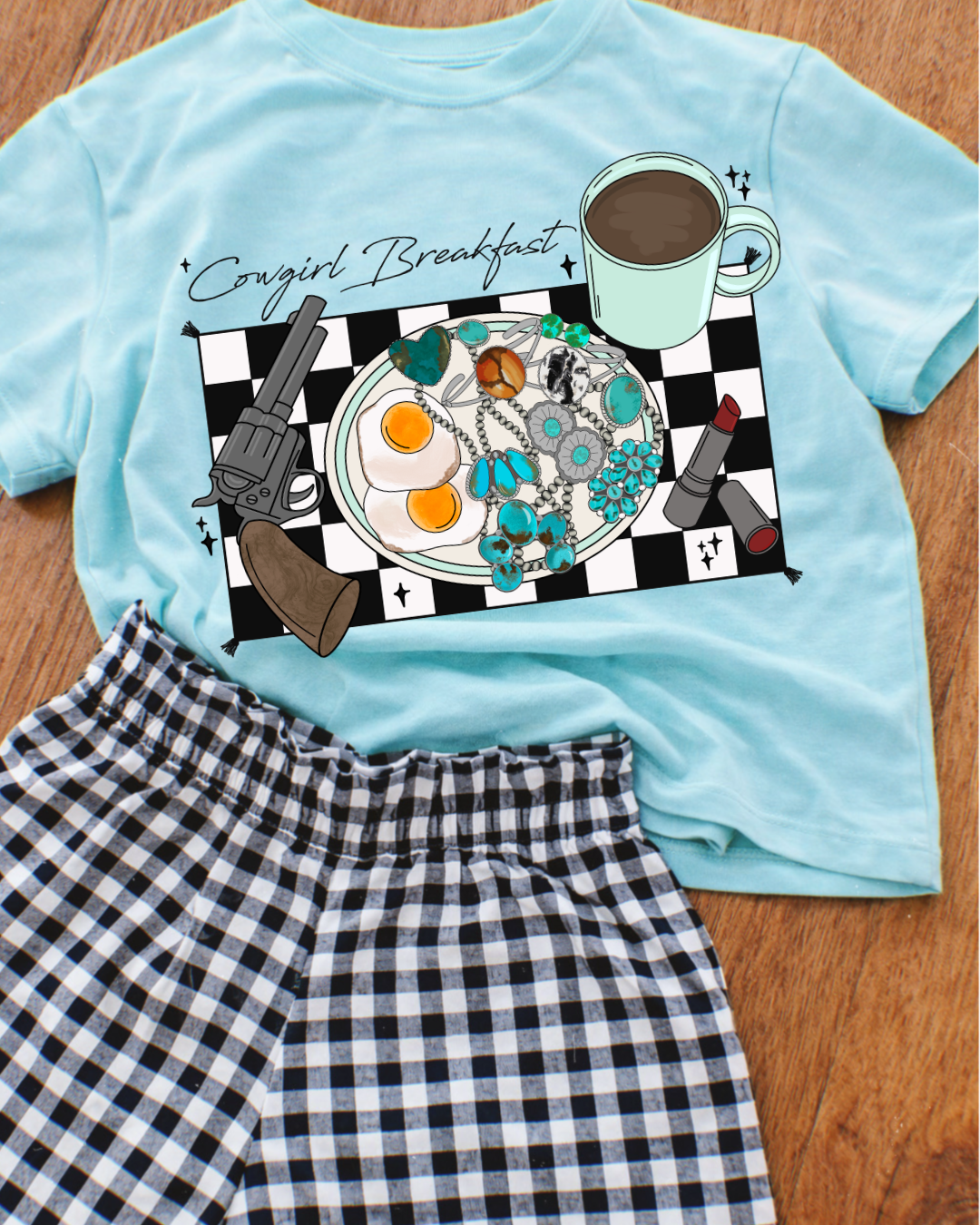 Cowgirl Breakfast tee