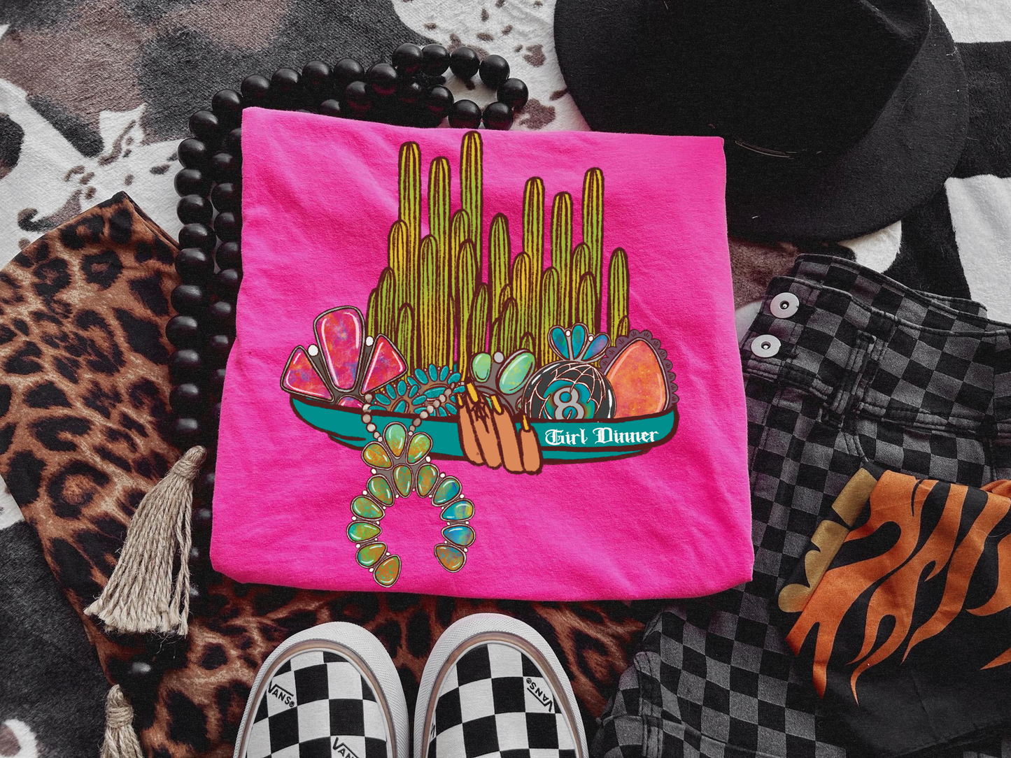 Girl Dinner tee