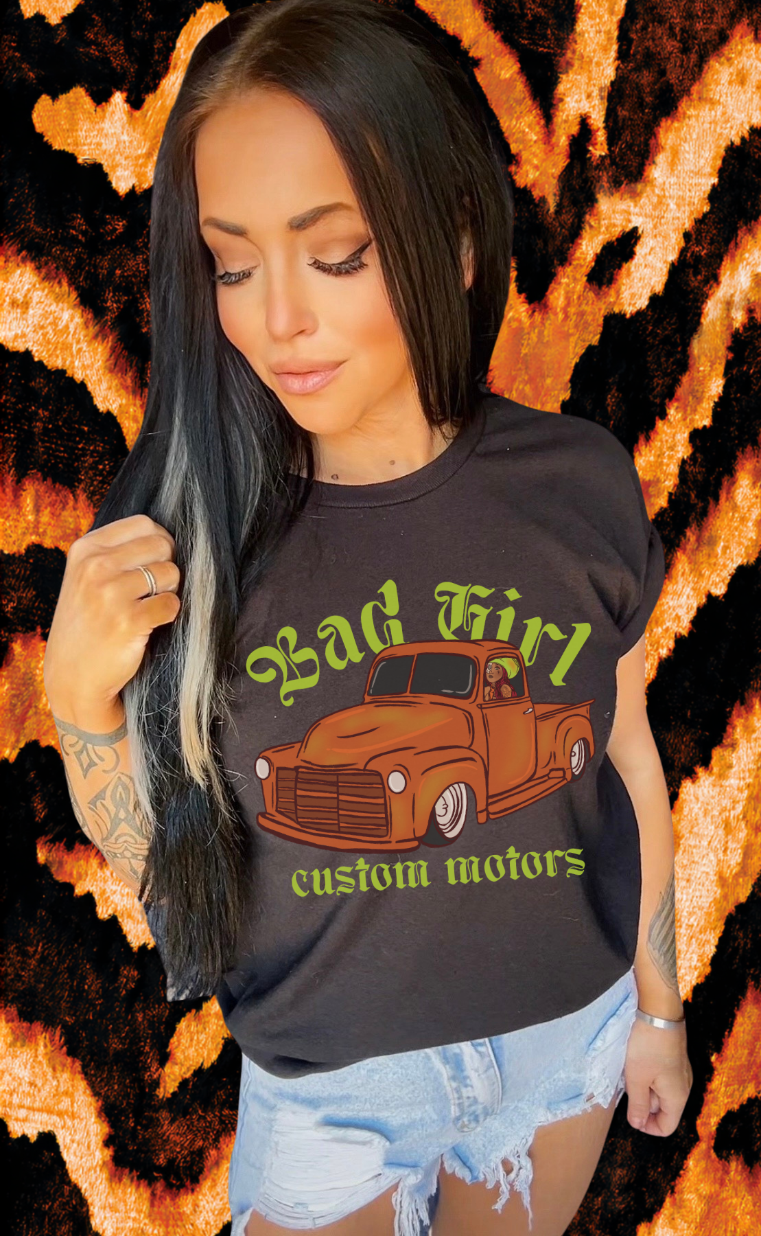 Bad Girl Custom Motors tee