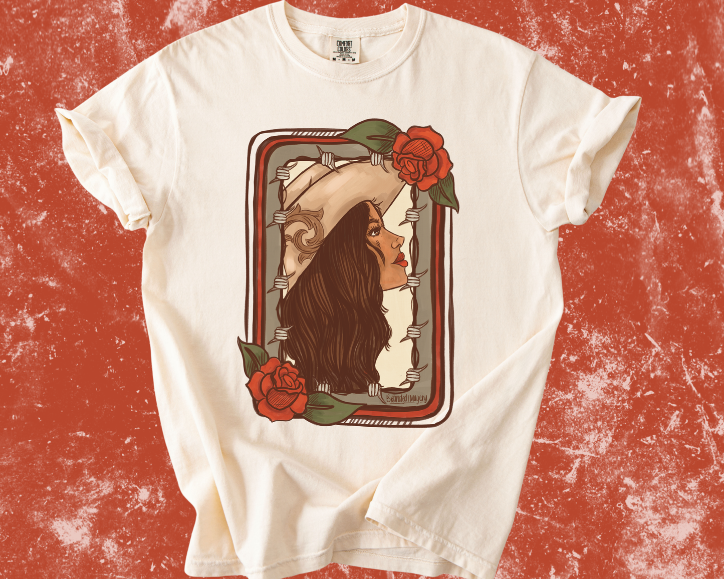 Barbwire Babe tee
