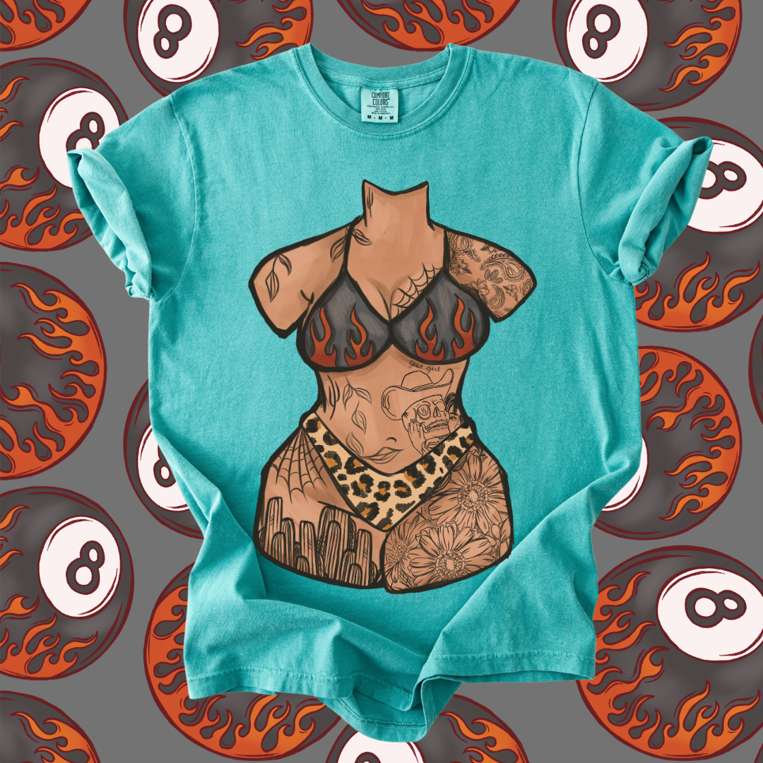 Yallternative swimsuit tee