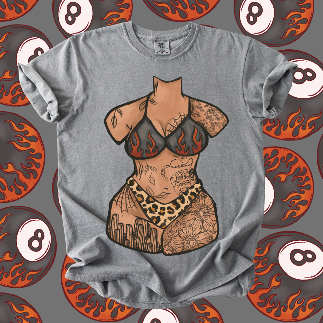 Yallternative swimsuit tee