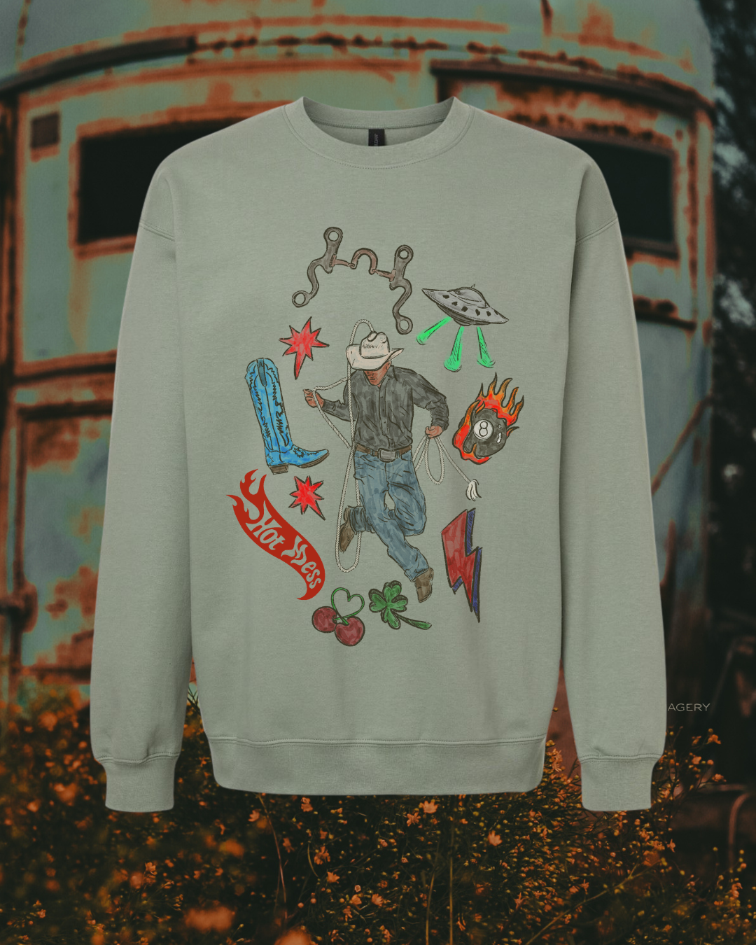 Untamed Cowboy Collage Crew