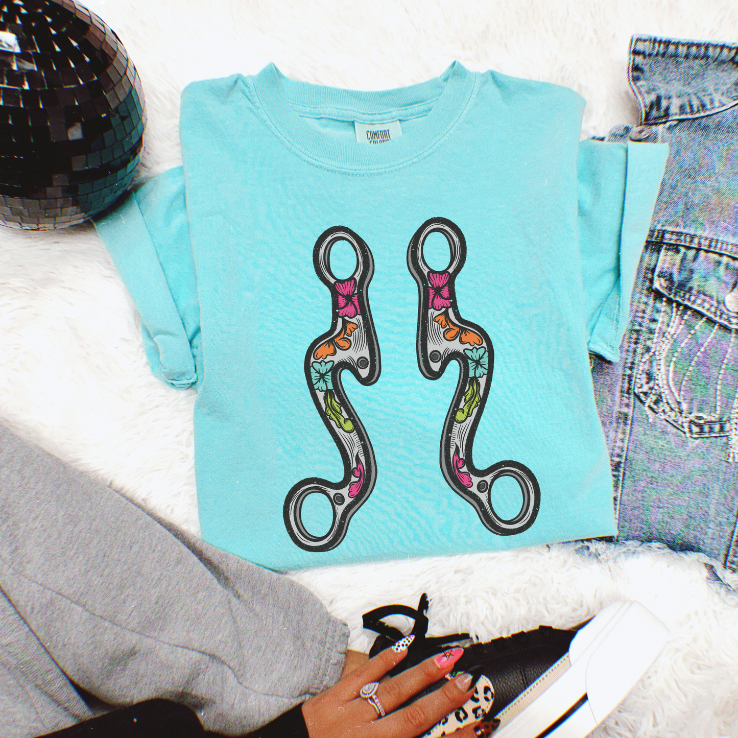 Floral Bit tee
