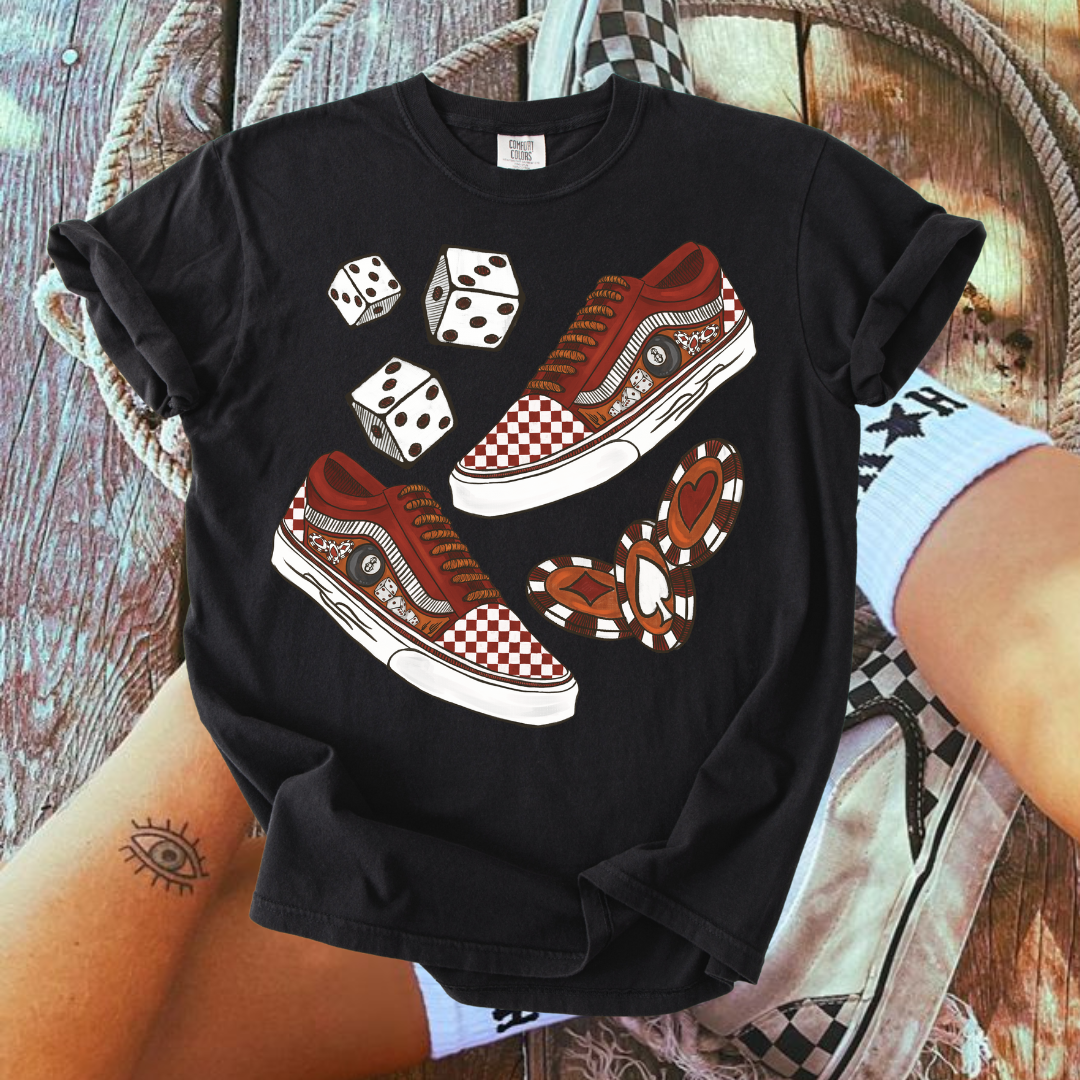OFF THE WALL POKER CHIPS TEE