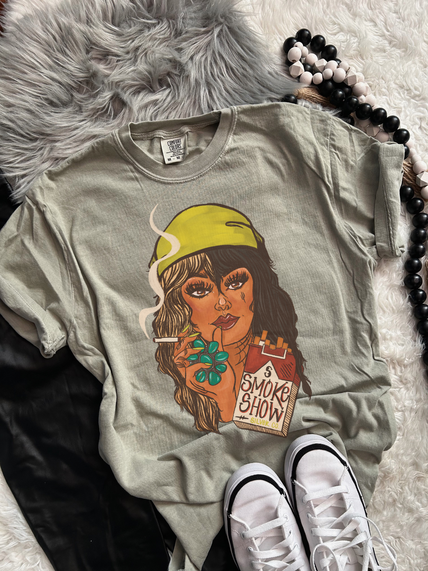 Smokeshow Silver Co Tee