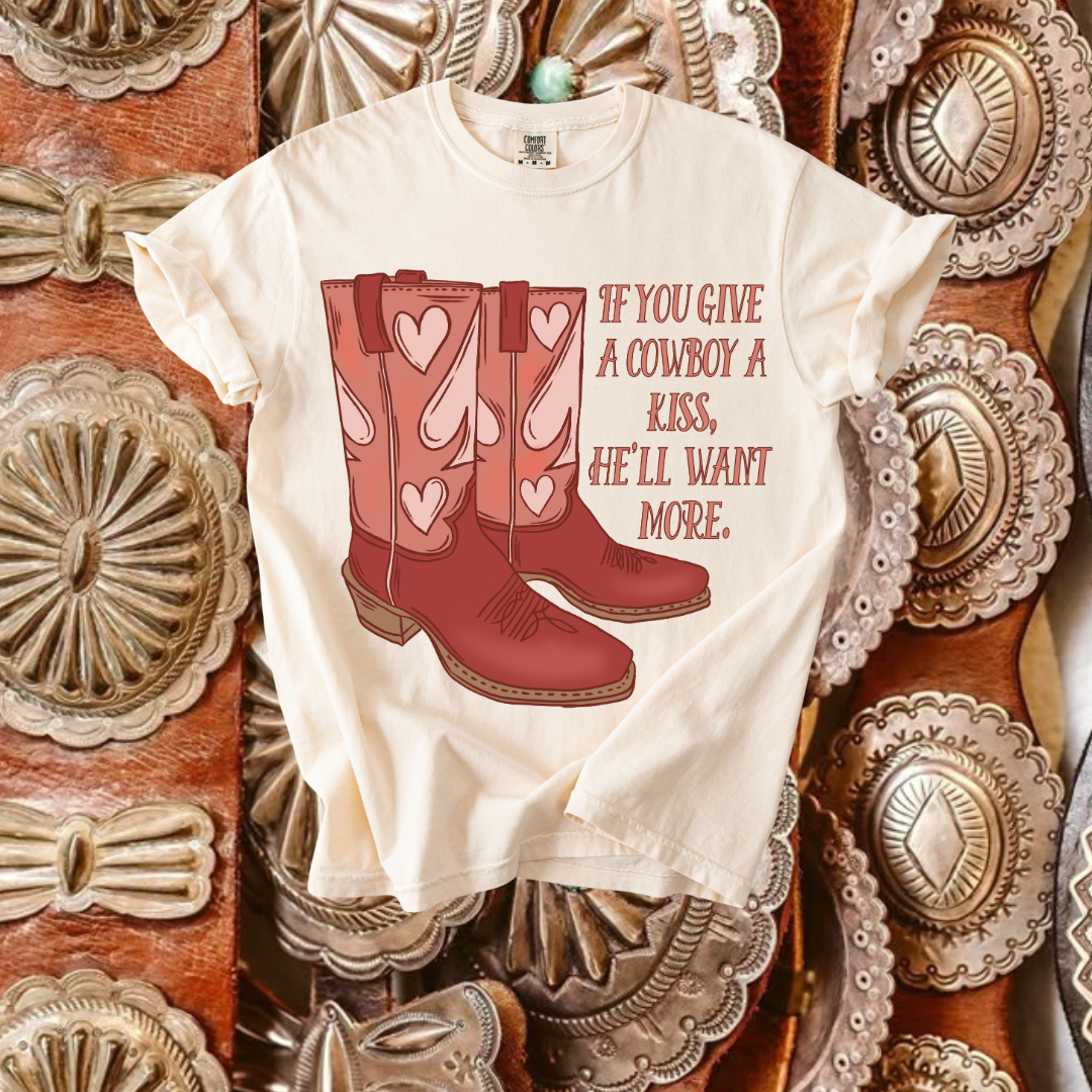 Cowboy Kiss tee