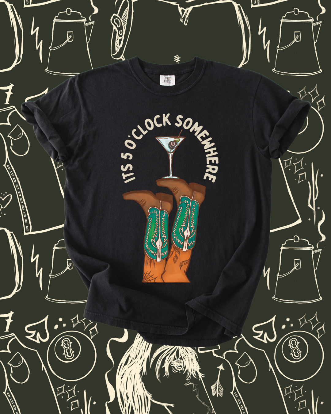 5 o'clock somewhere tee