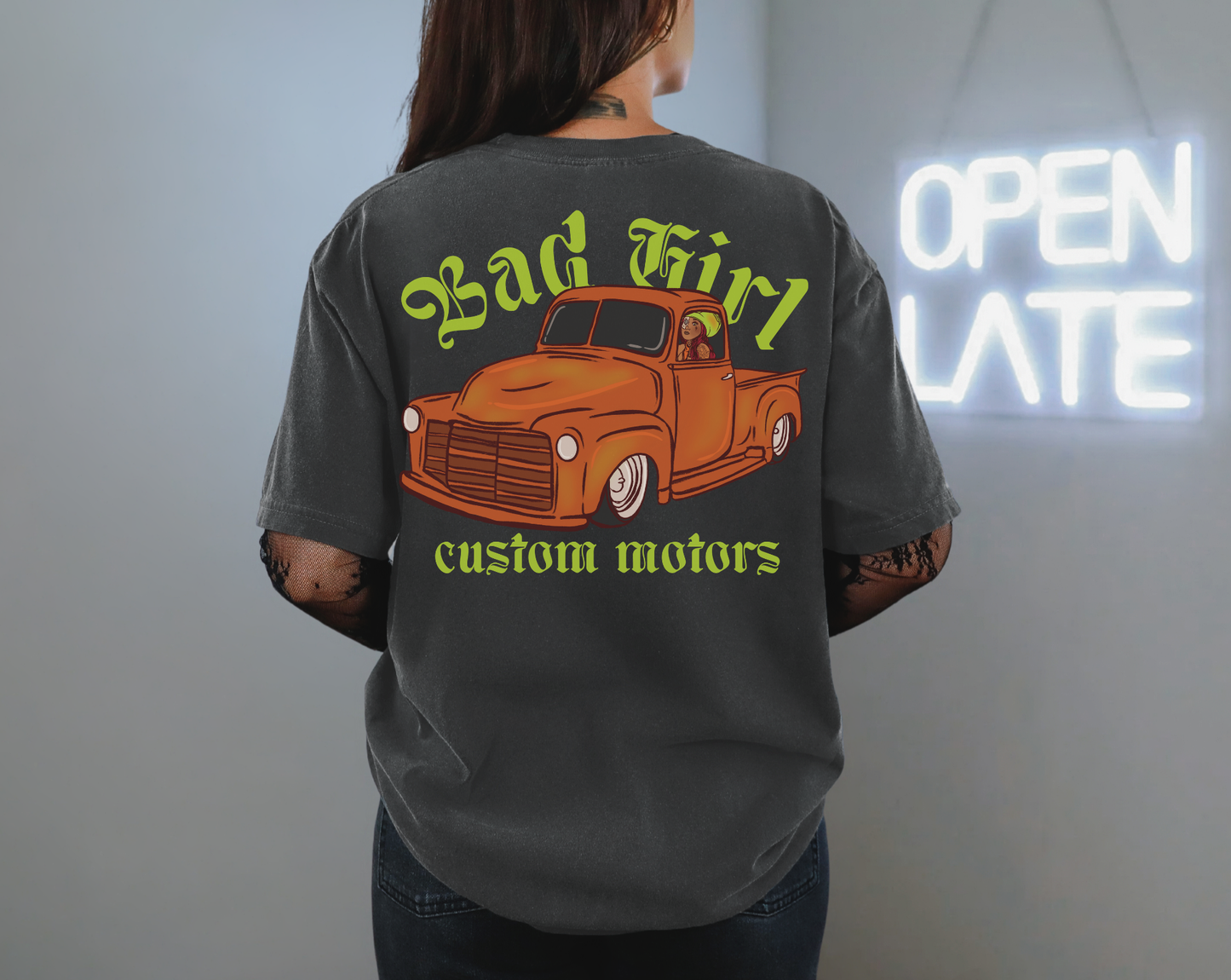Bad Girl Custom Motors tee