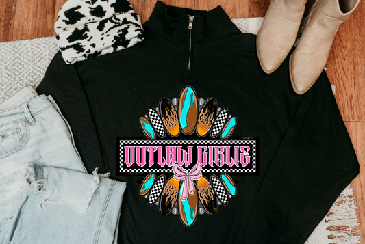Outlaw Girlie Quarter Zip