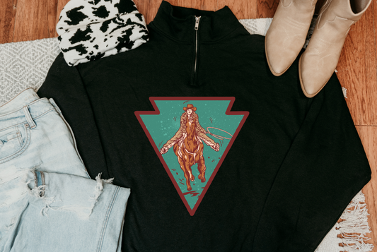 Ropin & Ranchin Quarter Zip