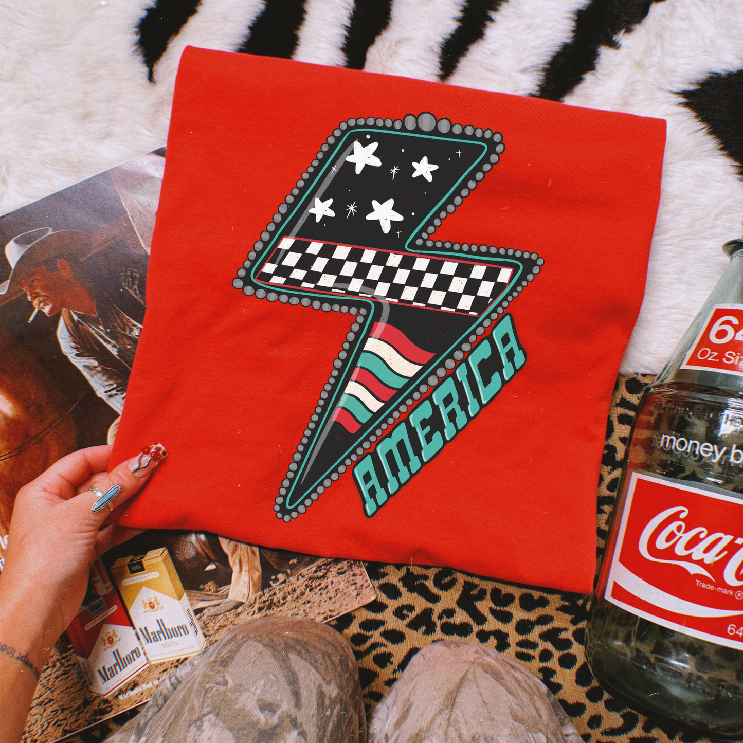 America Bolt Tee