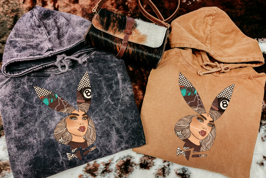 PB Cowgirl Mineral Wash Hoodie