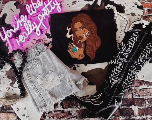 Smoke A Little Smoke CC Graphic Tee