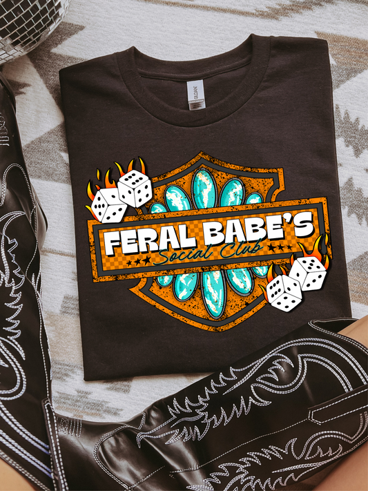 Feral Babe's Social Club Graphic Tee