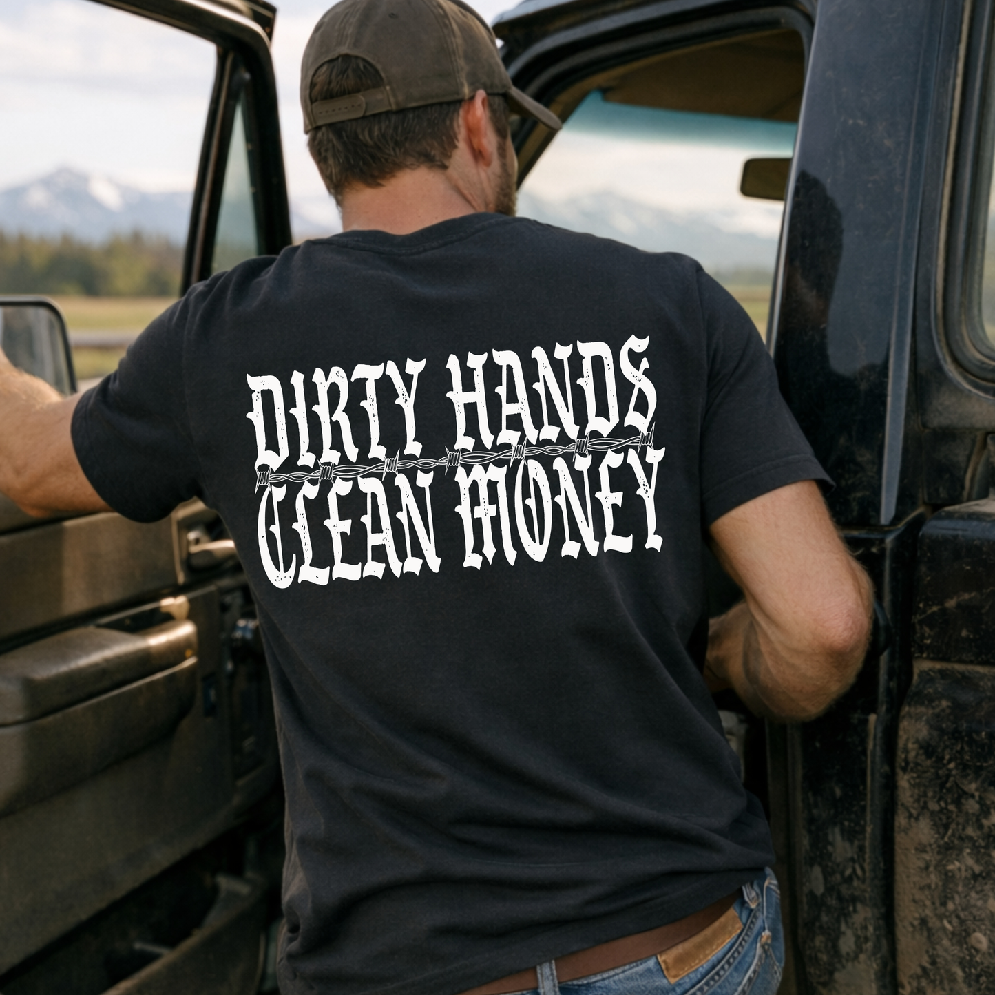 Dirty Hands Clean Money tee