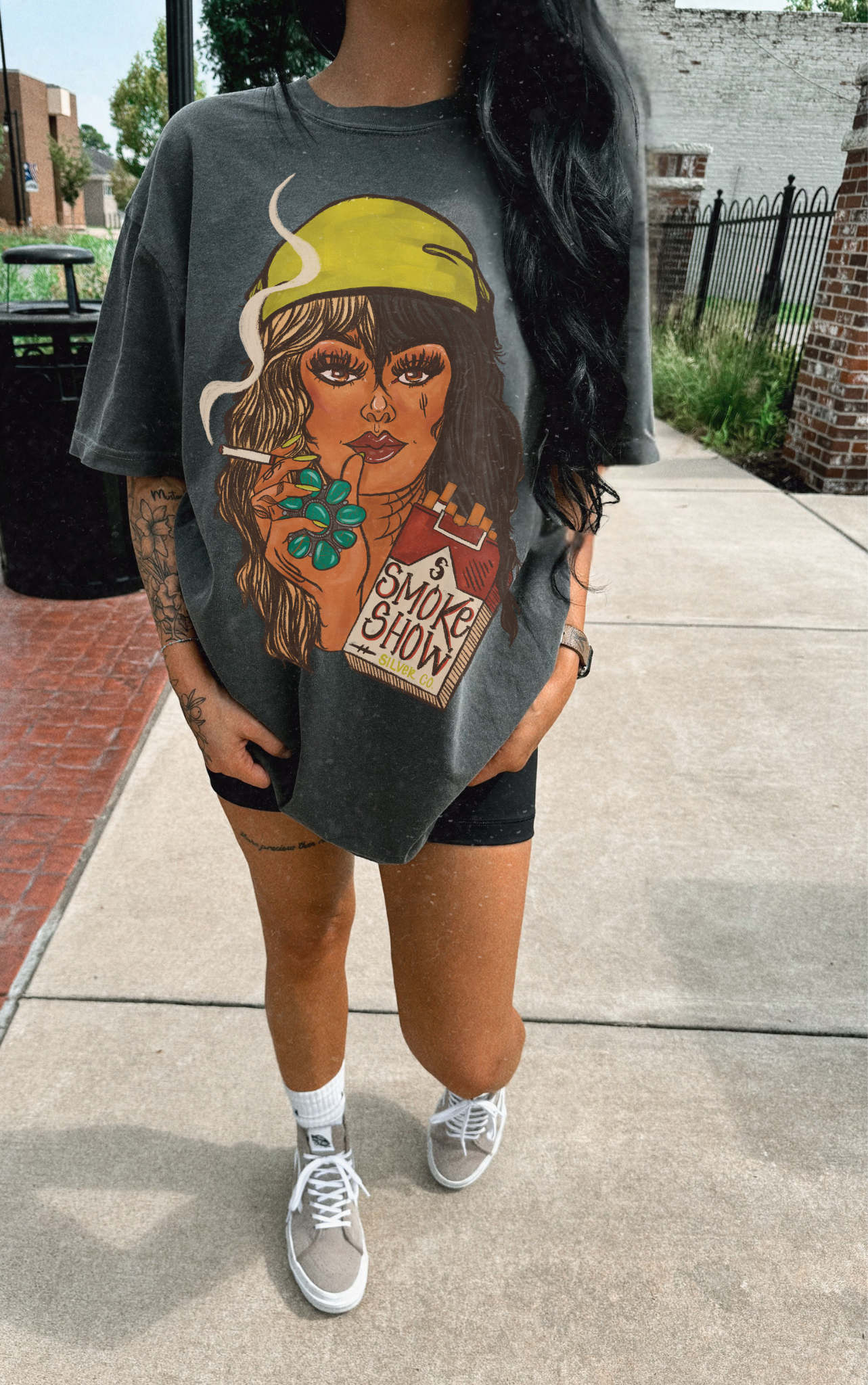 Smokeshow Silver Co Tee