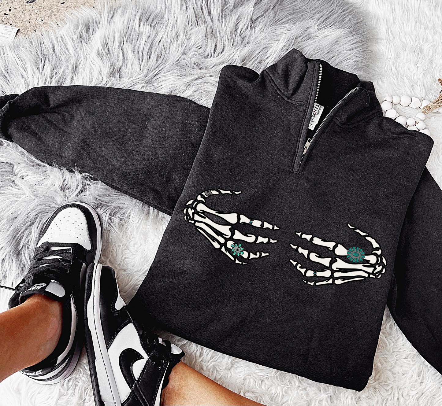 Cowgirl Bones Quarter Zip