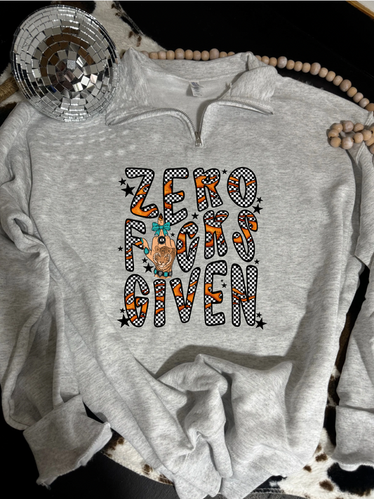 Zero F's Given 2 Quarter Zip