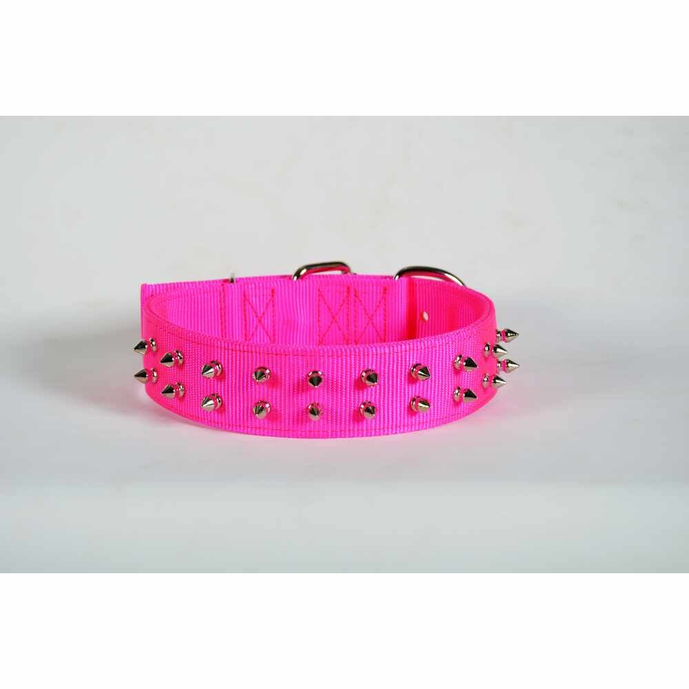 16'' PET COLLAR - PINK- SPIKE