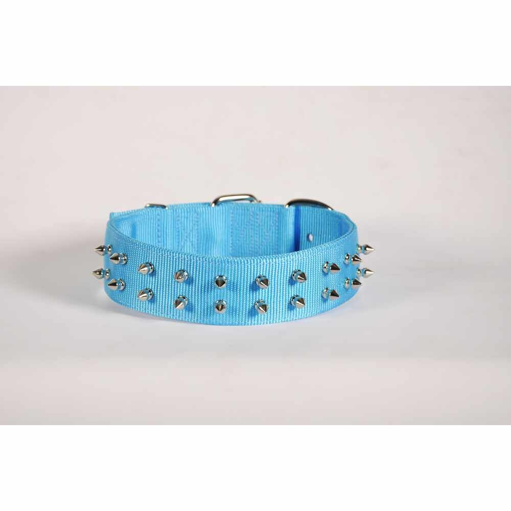 26'' PET COLLAR -TURQUOISE- SPIKE