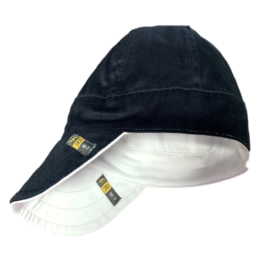 Flame Resistant Flex fit Welding Cap - Reversible - 100%C - 7 oz