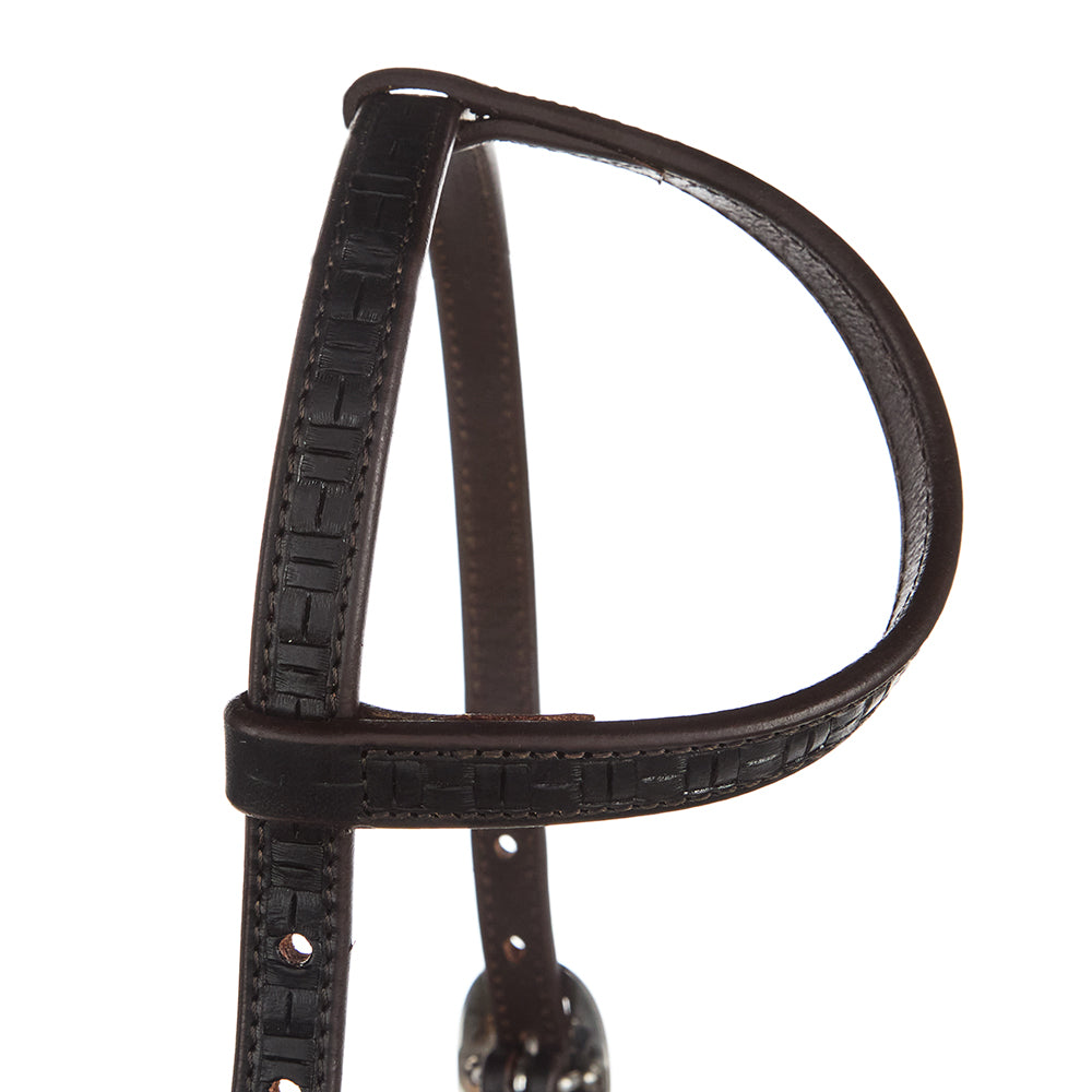 WD-BTSEH-HO Heavy Oil Brick Tooling 5 8 Inch Single Ear Headstall