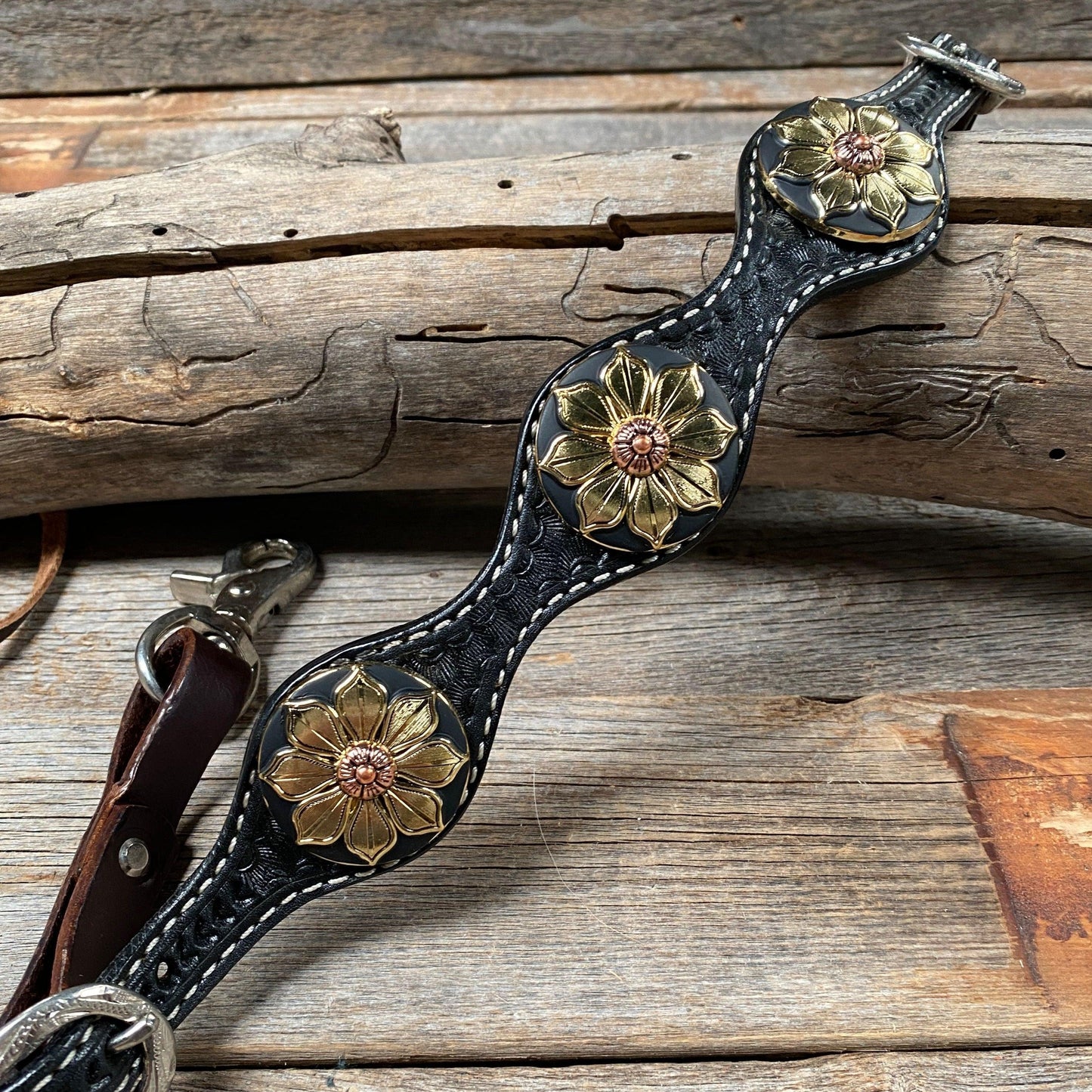 Black Basketweave Wither Strap #WS1005