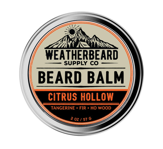 Citrus Hollow Beard Balm - Tangerine, Fir, Ho Wood