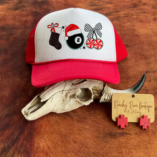 Western Christmas Stocking Trucker Hat – Holiday Edition
