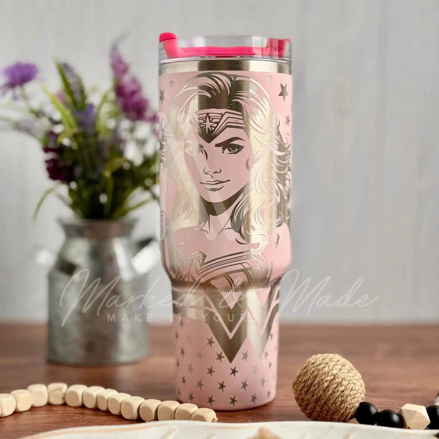 Wonder Woman  Engraved Tumbler  | 20oz