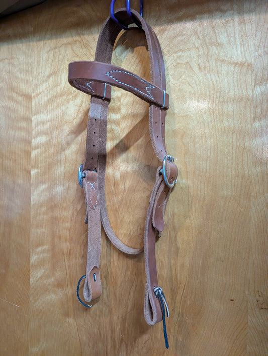 Genuine Leather 1" Browband Headstall