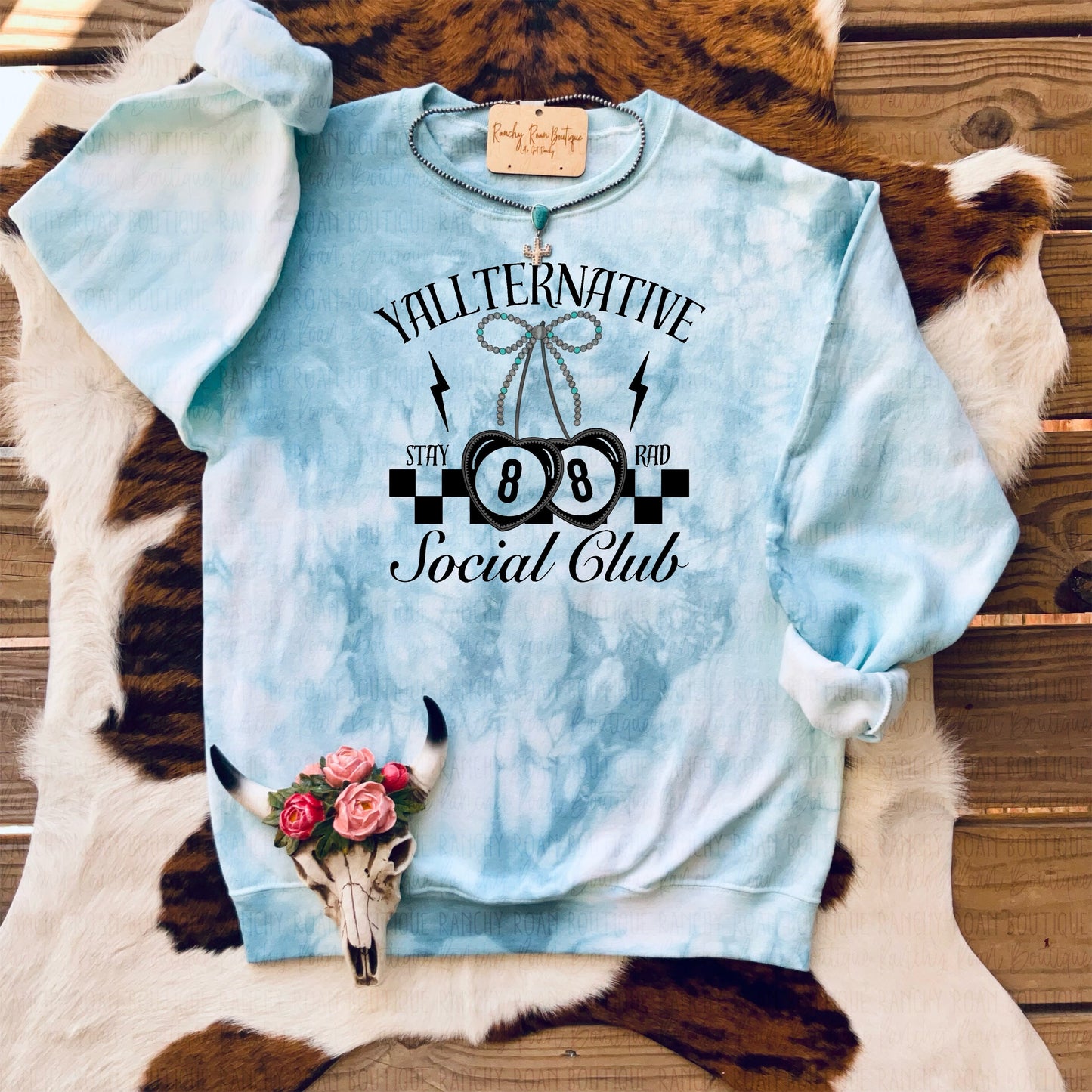 Yalternatives Social Club Western Sweatshirt