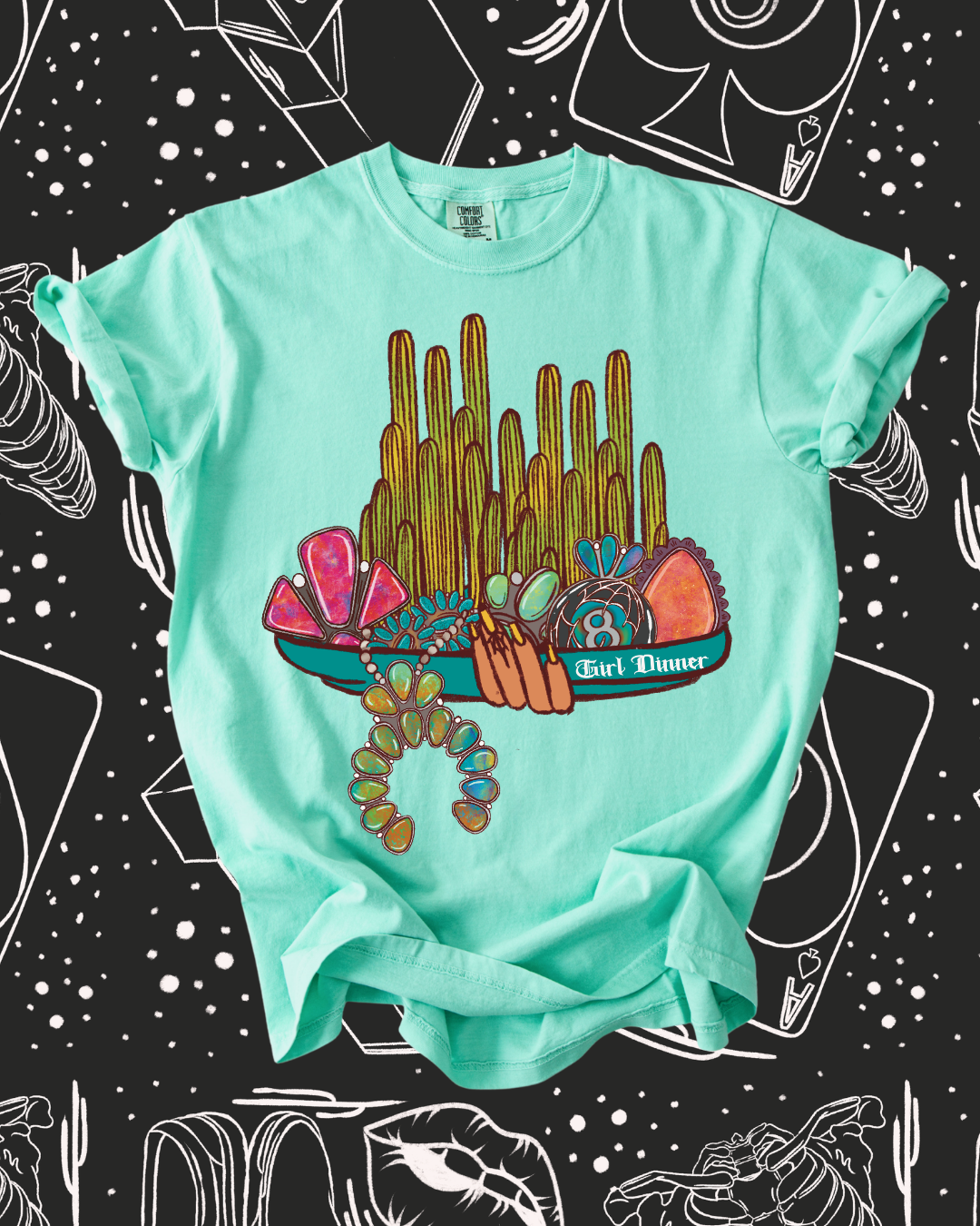 Girl Dinner tee