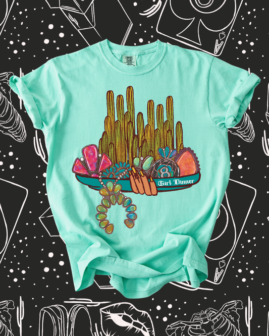 Girl Dinner tee