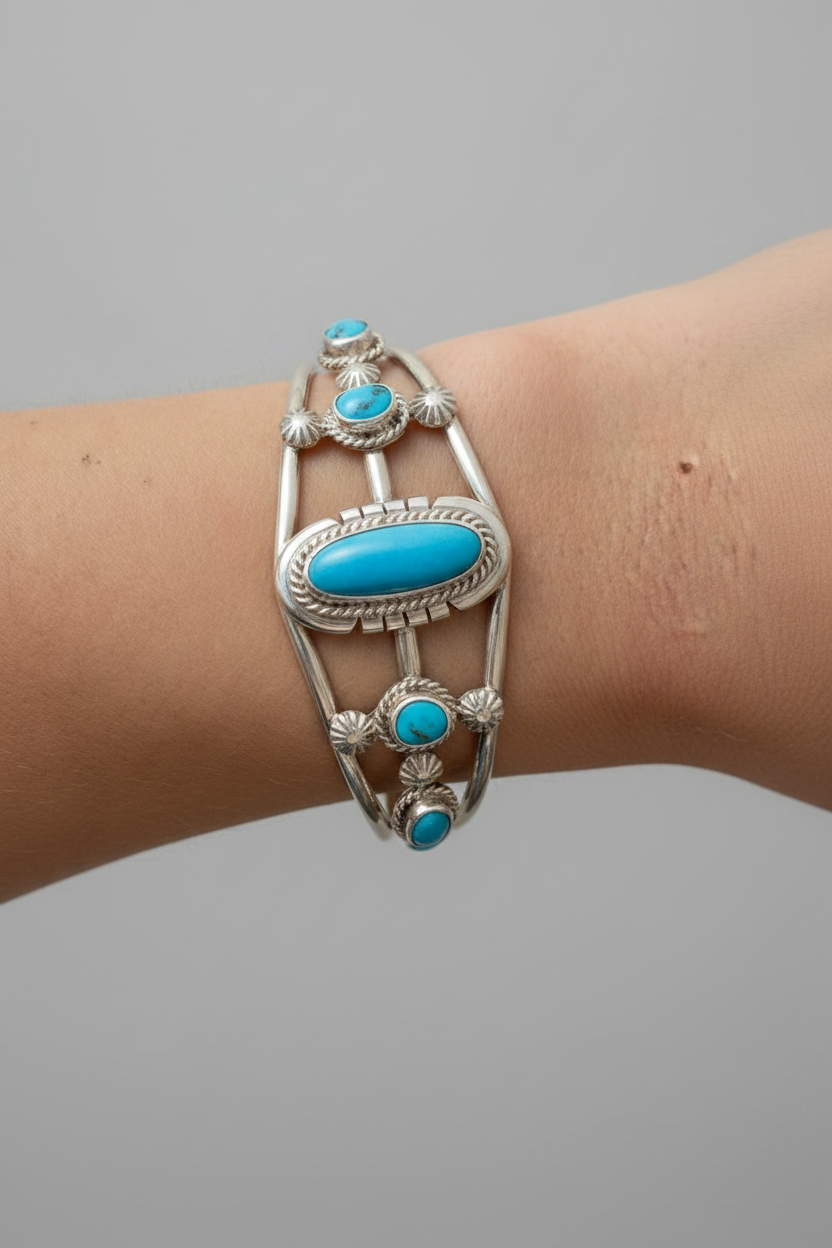 Agua Dulce Turquoise Cuff Bracelet