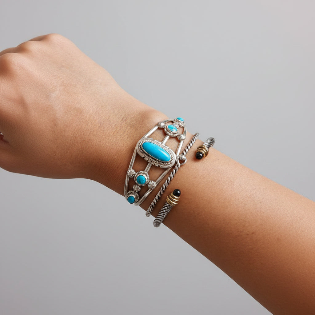 Agua Dulce Turquoise Cuff Bracelet