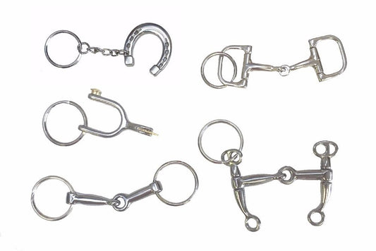 AJ Tack Horse Tack Keychains - Set of 5