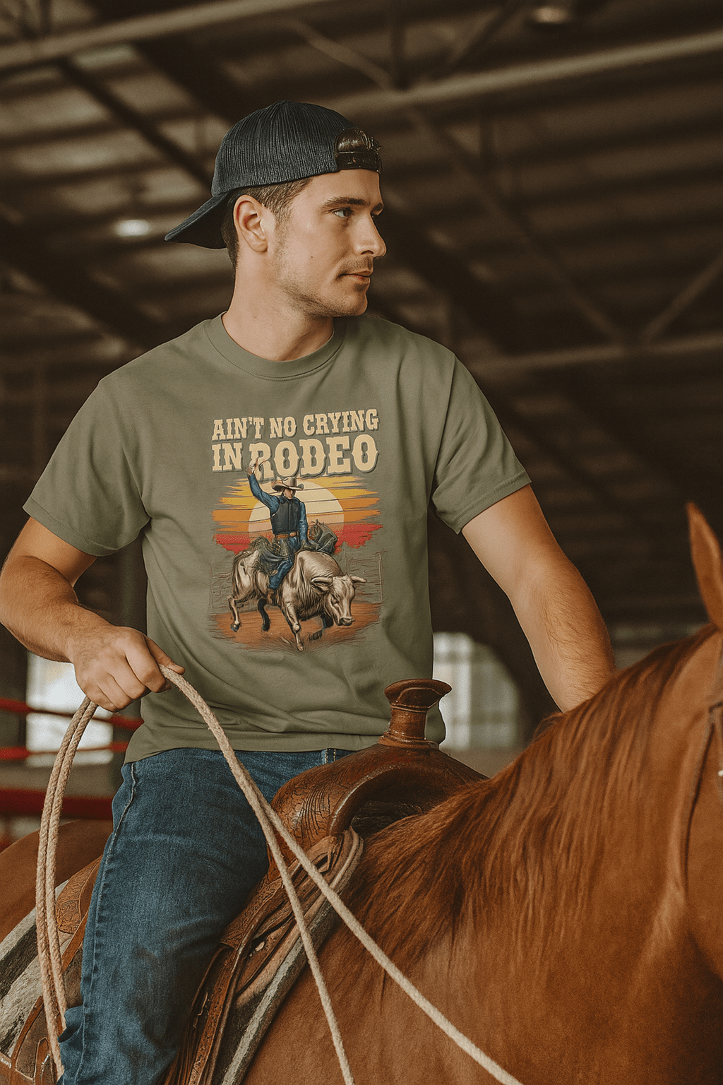 Ain't No Crying In Rodeo Graphic Tee