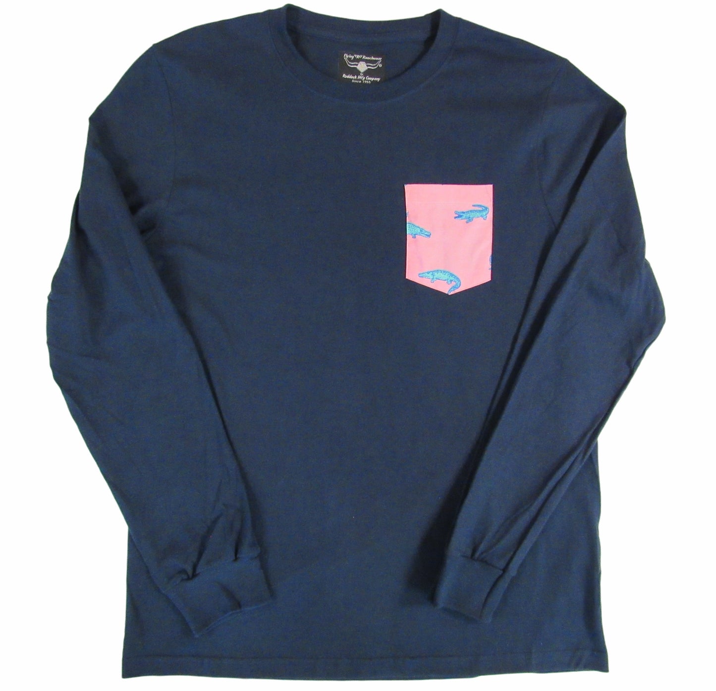 Flying R Ranchwear - Novelty Print - Long Sleeve - Pocket T-shirt - Made in USA