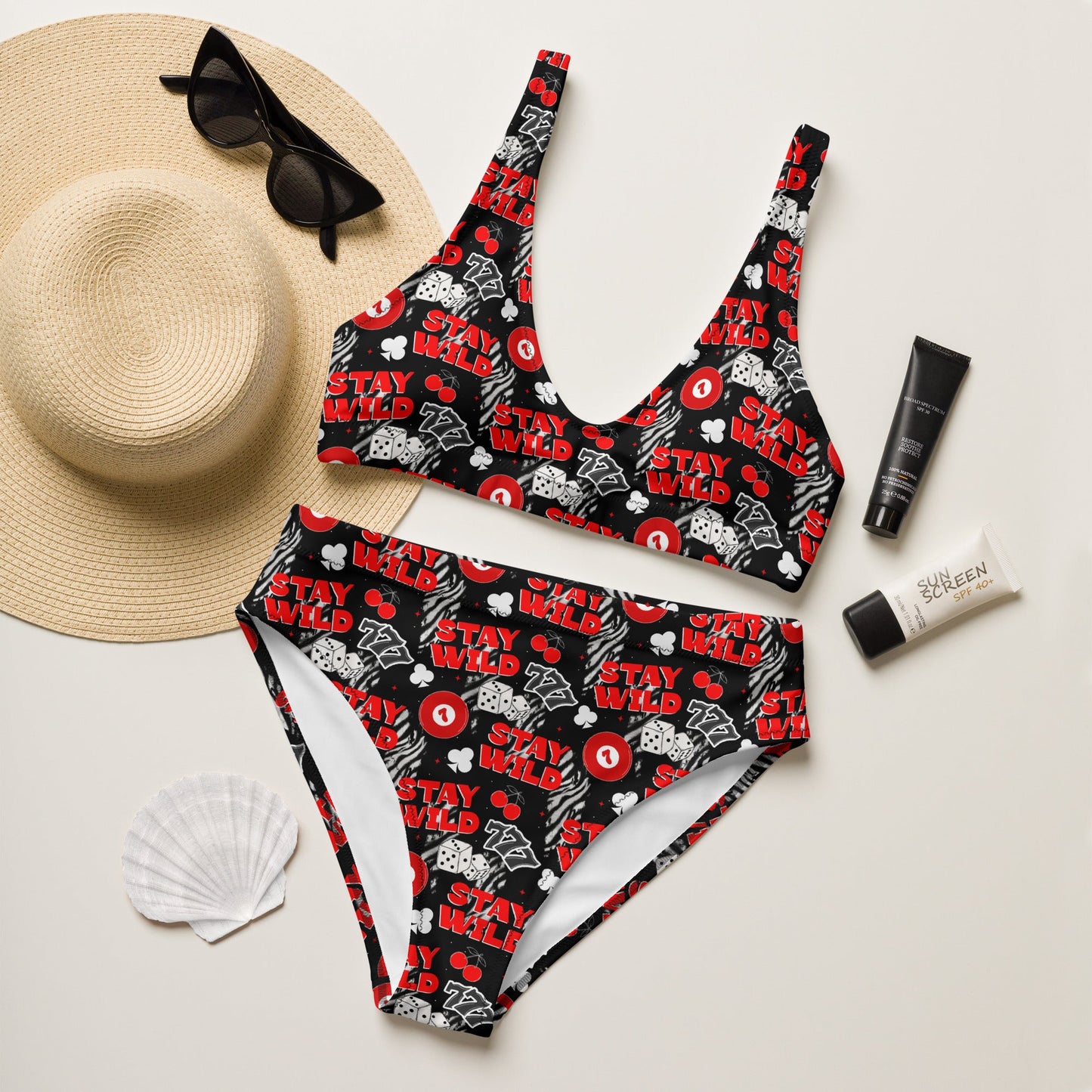 Stay Wild High Waisted Bikini