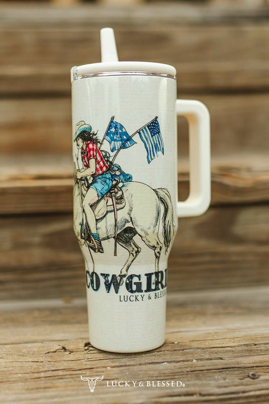 American Cowgirl Printed Tumbler (40oz)