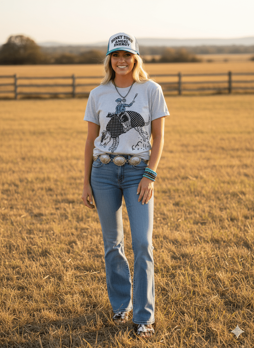 Armadillo Rodeo Graphic Tee
